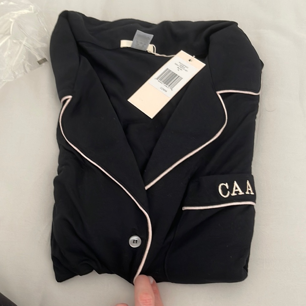 NWT Eberjey monogrammed pajama set